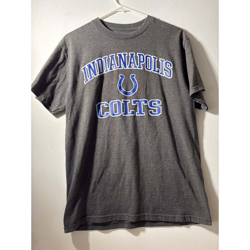 Indianapolis Colts NFL Team Apparel‎ Gray T-Shirt Men's Size Medium